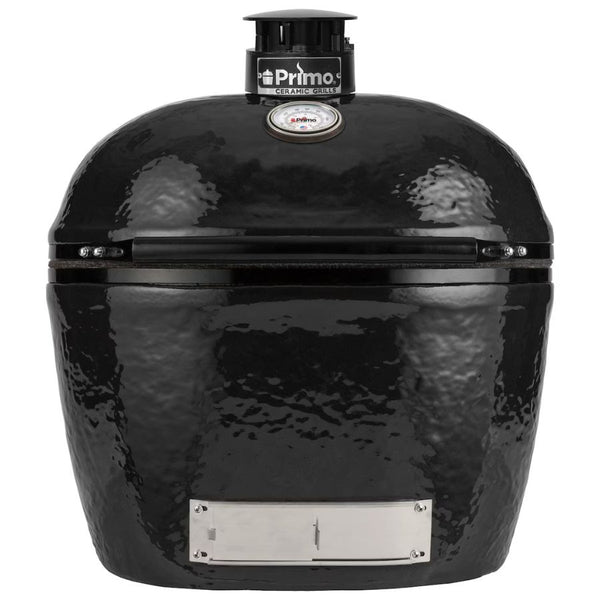 Front view of the Primo Oval X-Large Kamado Ceramic Charcoal Grill