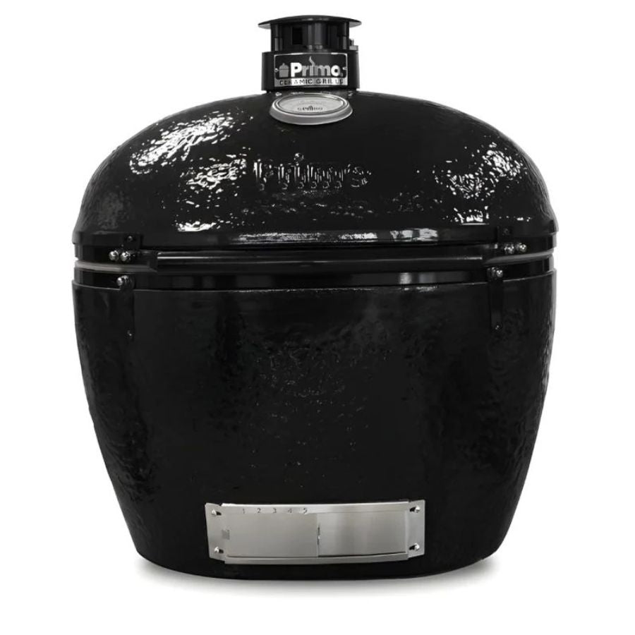 Front view of the Primo Oval XX-Large Kamado Ceramic Charcoal Grill